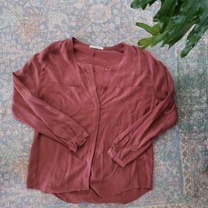 Everlane Silk Button Down